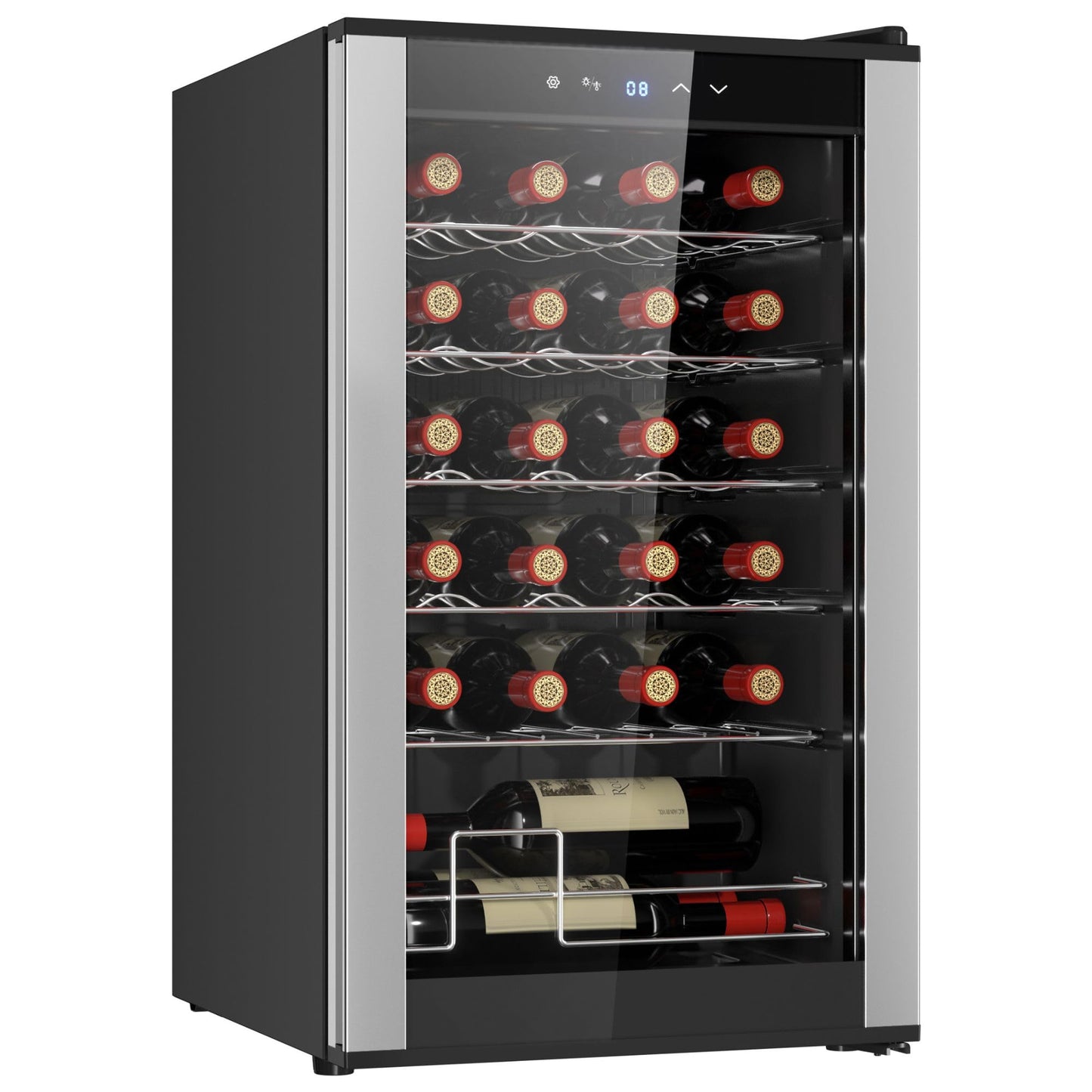Koolatron 24 Bottle Wine Fridge with Glass Door