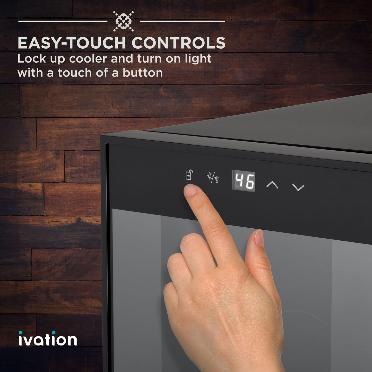 Ivation 6 Bottle Thermoelectric Wine Cooler Countertop