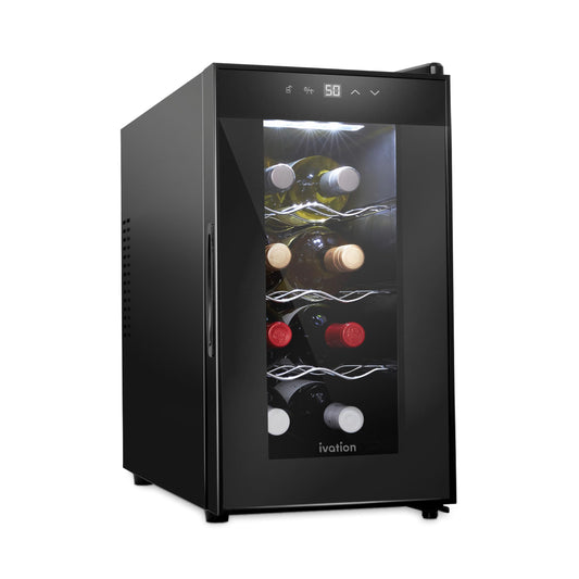 Ivation 8 Bottle Thermoelectric Wine Cooler Countertop