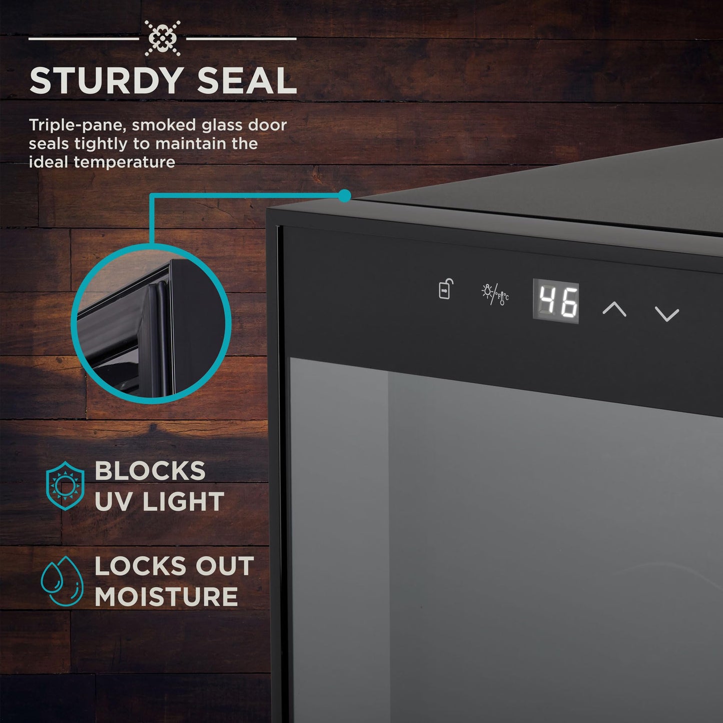 Ivation 6 Bottle Thermoelectric Wine Cooler Countertop
