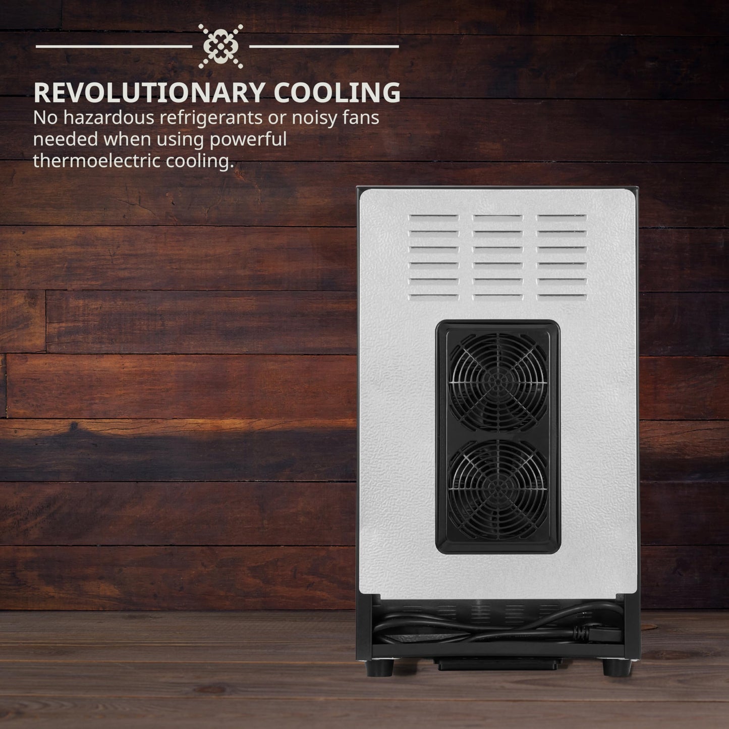 Ivation 8 Bottle Thermoelectric Wine Cooler Countertop