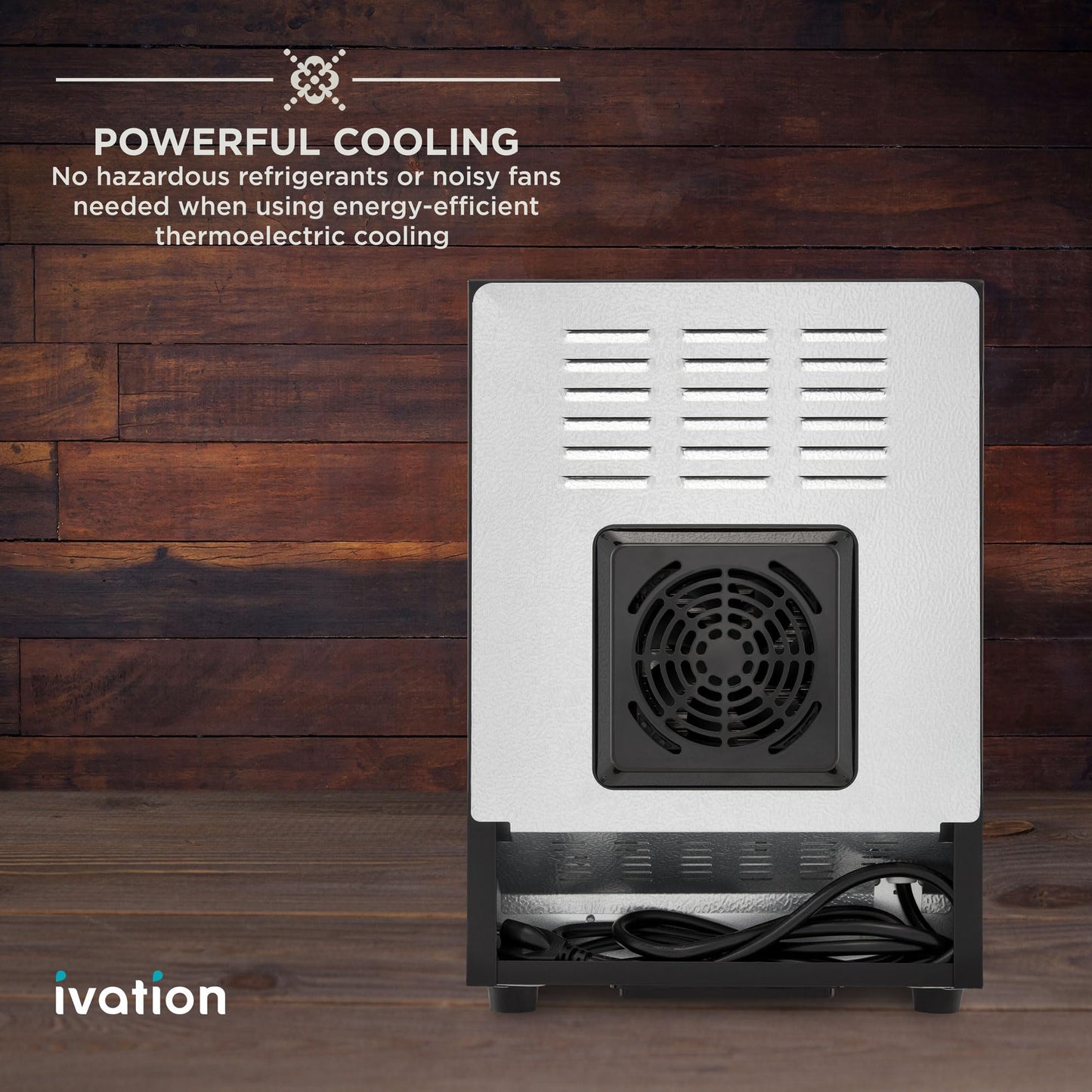 Ivation 6 Bottle Thermoelectric Wine Cooler Countertop