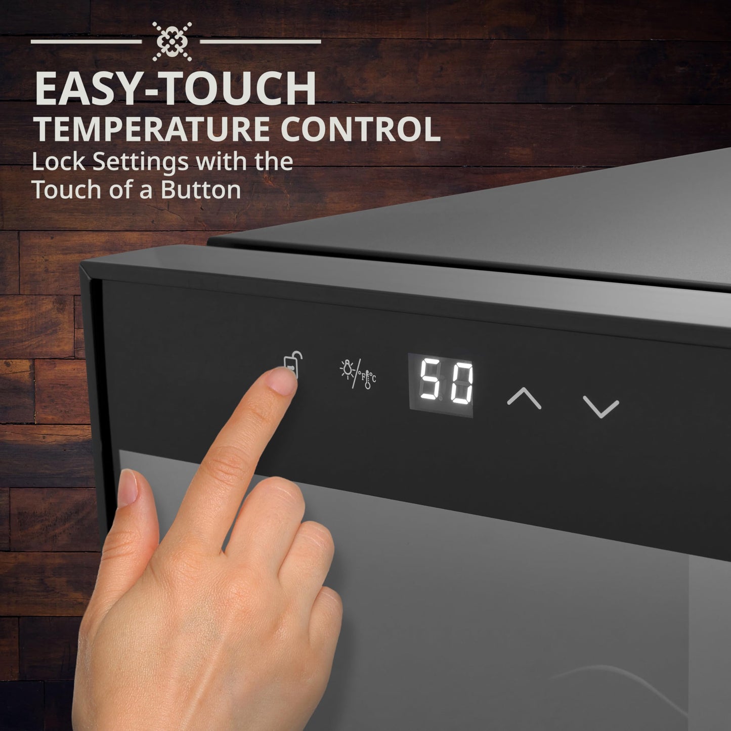 Ivation 8 Bottle Thermoelectric Wine Cooler Countertop