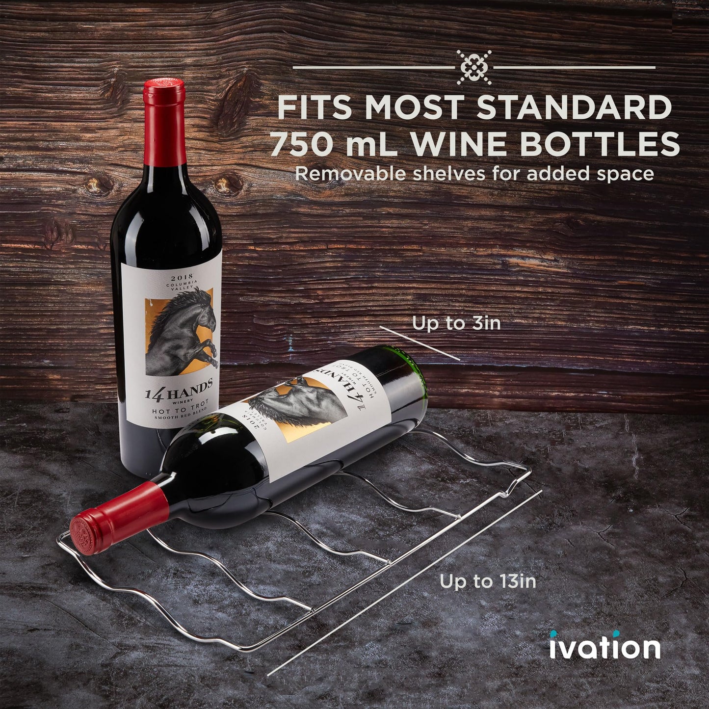 Ivation 6 Bottle Thermoelectric Wine Cooler Countertop